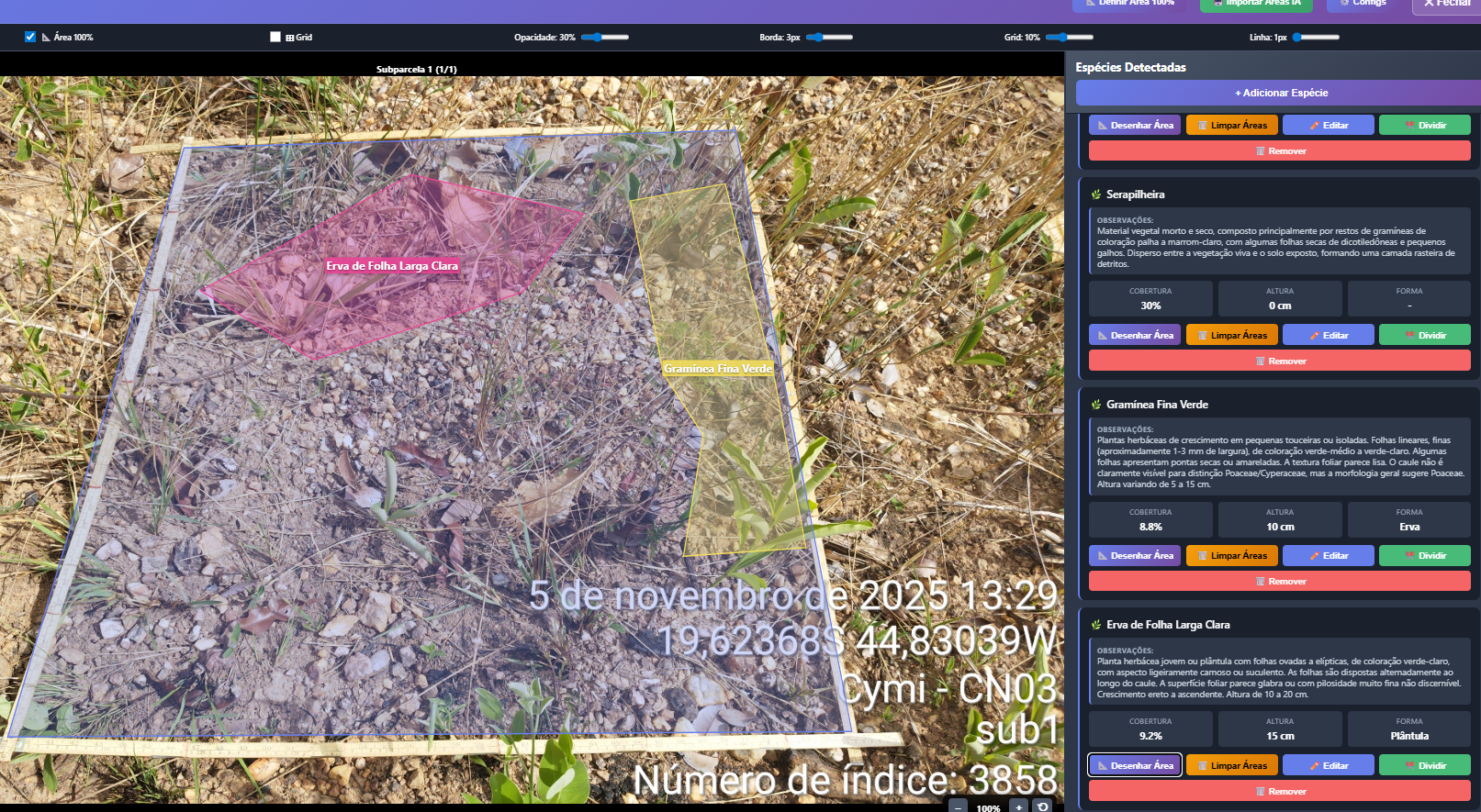 Interface HerbalScan